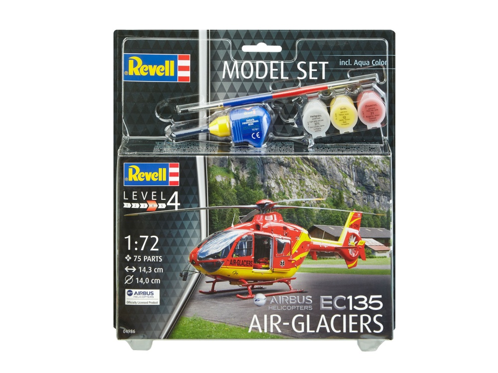 Revell Modell Set EC135 AIR-GLACIERS
