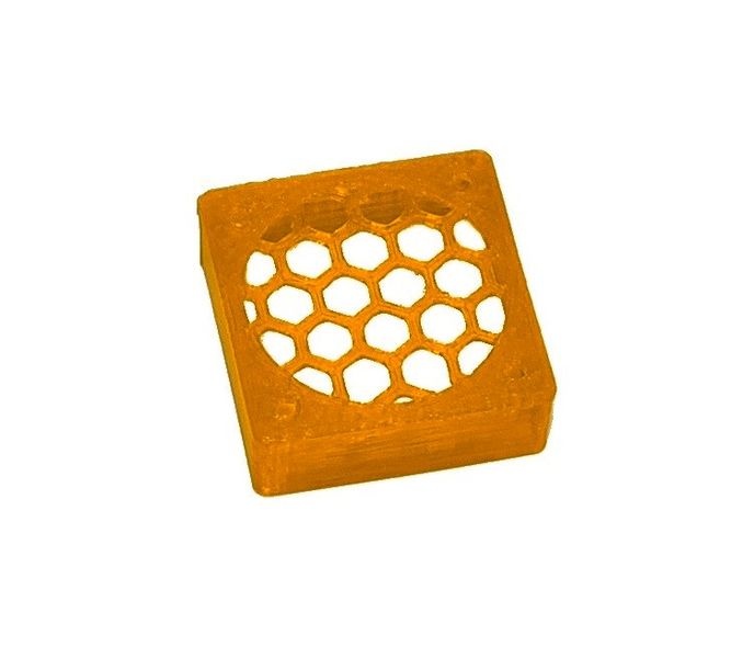 JS-Parts ultraflex Lüftergitter 30x10 geschlossen orange