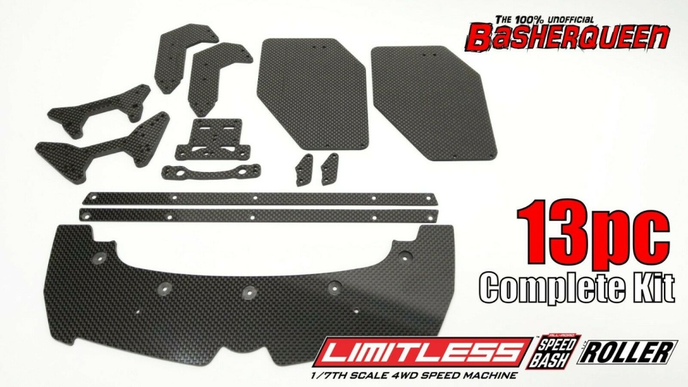 Basherqueen BQNACFKL13 Carbon Fiber Complete Kit