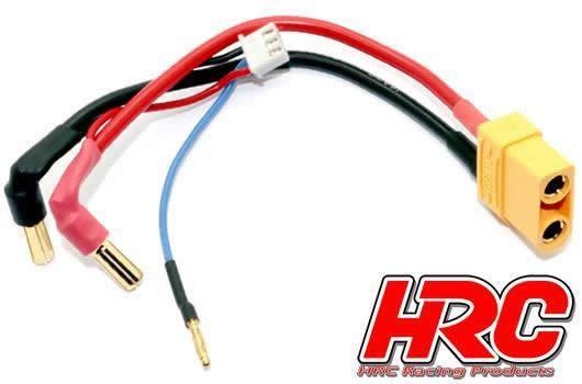 HRC Racing Fahr- und Ladekabel - 5mm Gold Stecker zu