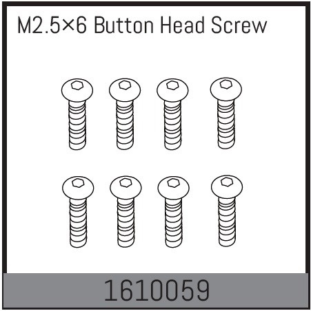 Absima M2.5×6 Button Head Screw