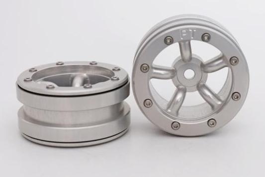 Metsafil Beadlock Wheels PT-Safari Silber/Silber 1.9 (2 Stk)