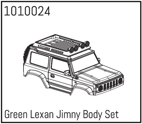 Absima Lexan Jimny Body Set grün