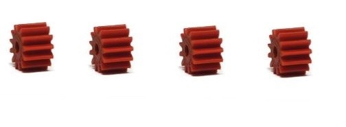 NSR AW Soft Plastic Pinions 13z (4) Red 6.75mm