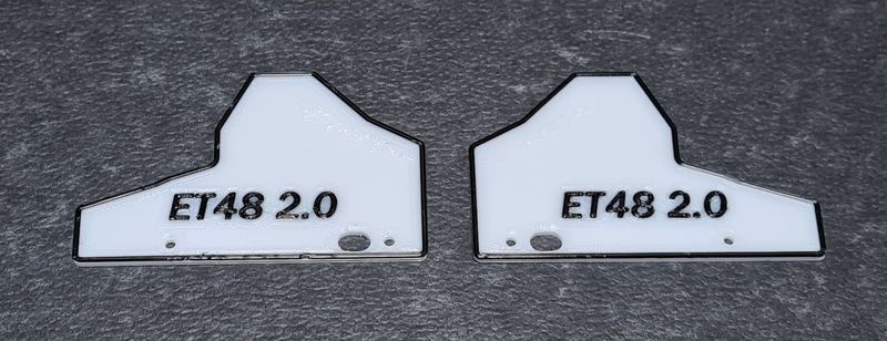 JS-Parts Mudguards ultraflex für Tekno ET48 2.0 weiß/schwarz