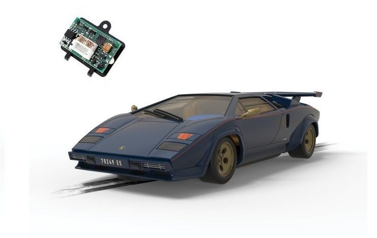 Scalextric 1:32 Lamborghini Countach Blau & Gold HD