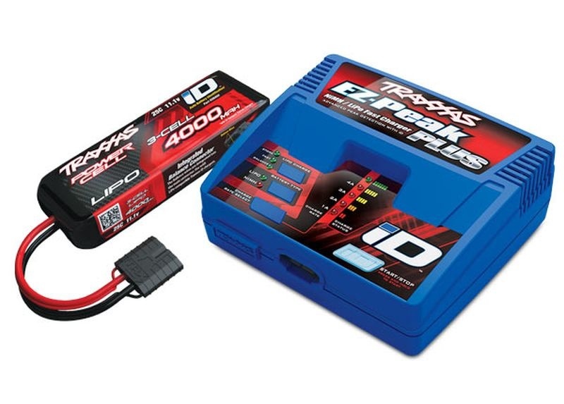 Traxxas Completer Pack mit 2970GX iD Lader +2849X 4000mAh