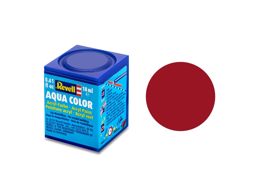 Revell Aqua Color Karminrot, matt, 18ml, RAL 3002