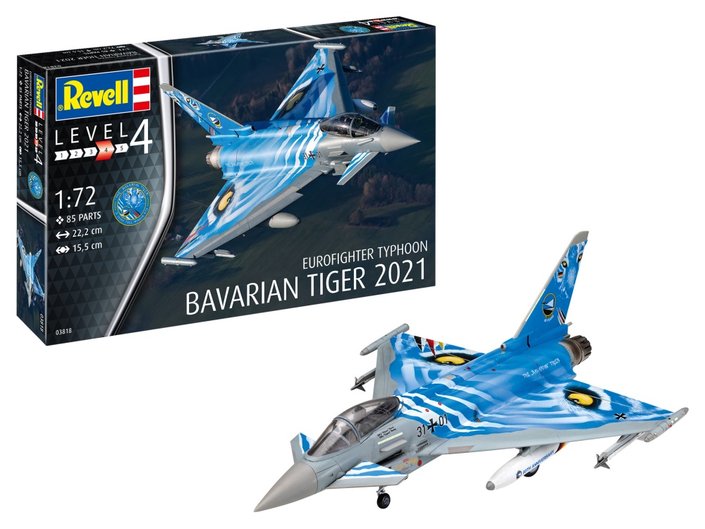 Revell Eurofighter Typhoon The Bavarian Tiger 2021