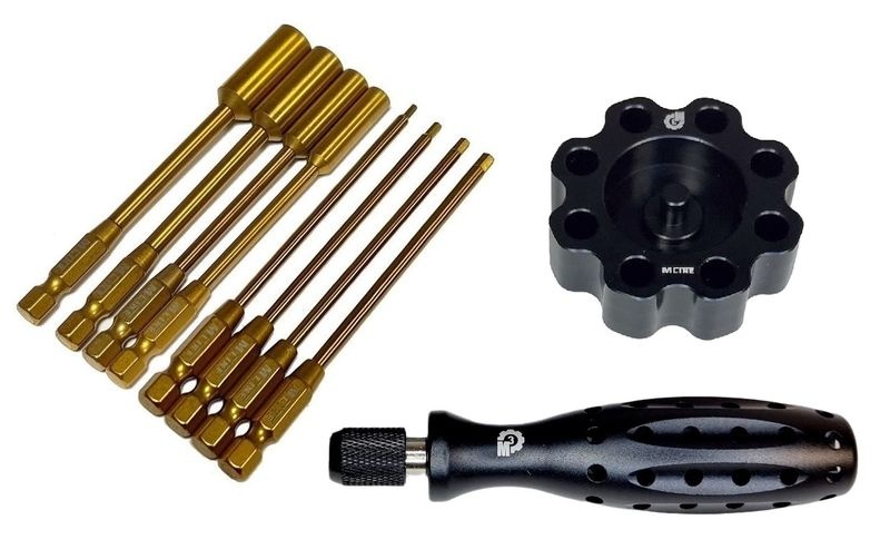 MLine Titanium Power Tool Tip Set 6-Kant Schlüssel-SET-inkl.