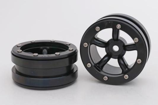 Metsafil Beadlock Wheels PT-Safari Schwarz/Schwarz 1.9