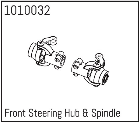 Absima Front Steering Hub und Spindle