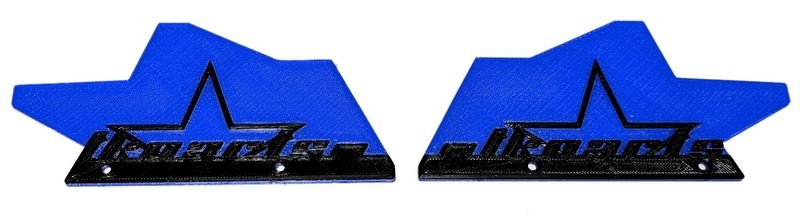 JS-Parts ultraflex Mudguards blau für Tekno MT410 2-farbig