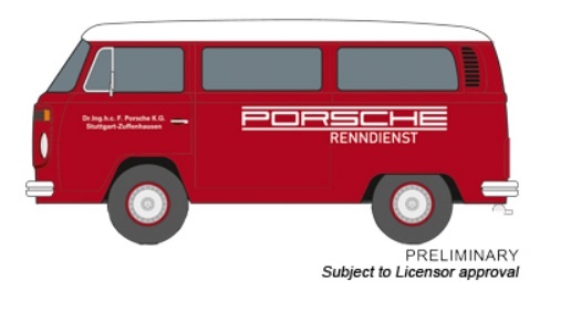 Carrera EVOLUTION VW Bus T2b Porsche Renndienst