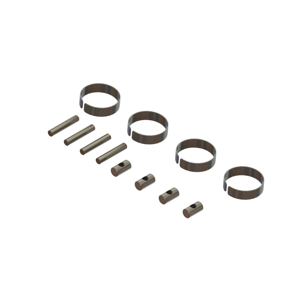 Arrma CVD Driveshaft Metal Fittings (2) (ARA311150)