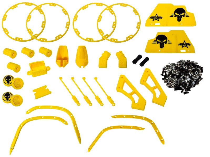 JS-Parts Full Option Komplettset ultraflex gelb/schwarz