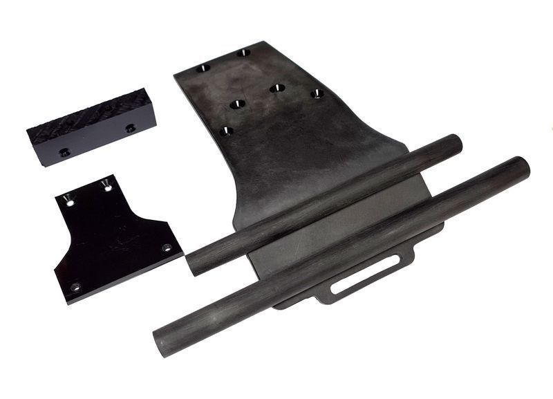 Oktay RC Bumper 4mm für Tekno MT410/ET48.3 schwarz