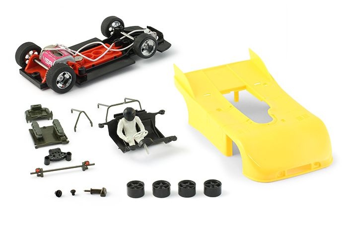 NSR 1/32, Porsche 908/3 BODY KIT YELLOW body kit double fin