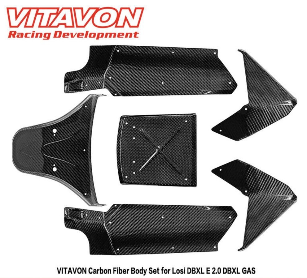 Vitavon Carbon-Karosserie DBXL - schwarz - 1 Set