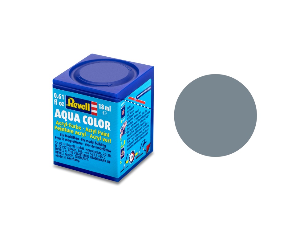Revell Aqua Color Grau, matt, 18ml, RAL 7000