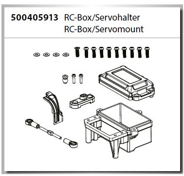 Carson KOD  - RC-Box/Servohalter -