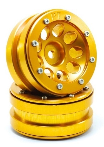 Metsafil Beadlock Wheels PT- Ecohole Gold/Gold 1.9 (2 Stück)