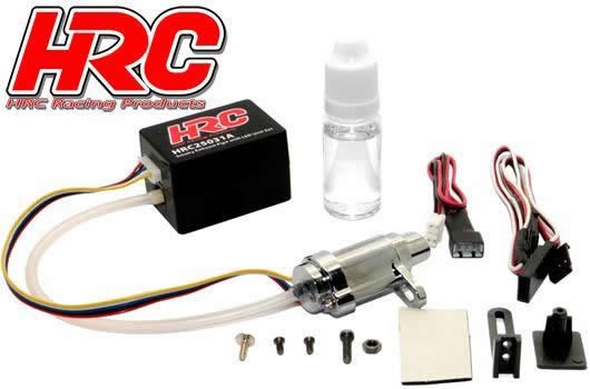 HRC Auspuffanlage mit Dampf (Rauch) und LED Set 1:10