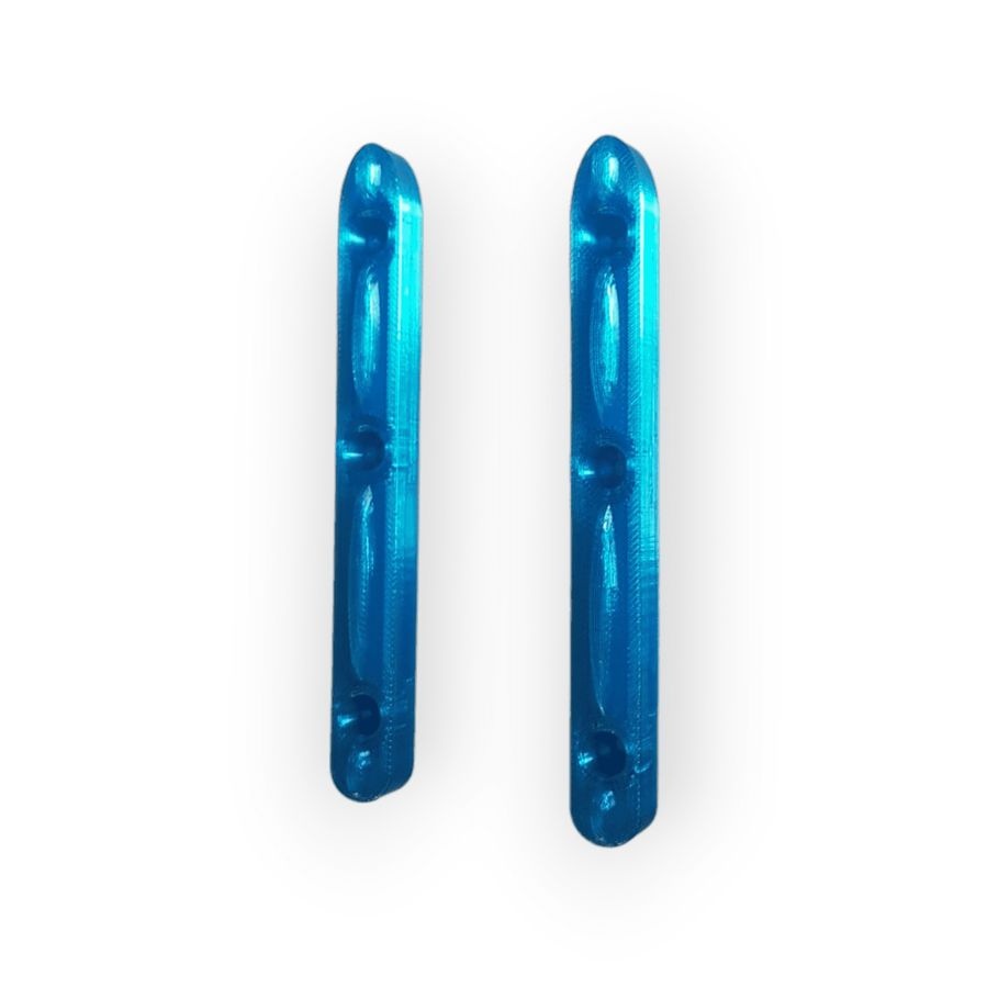 JS-Parts ultraflex Dachskid für Traxxas UDR (2) blau
