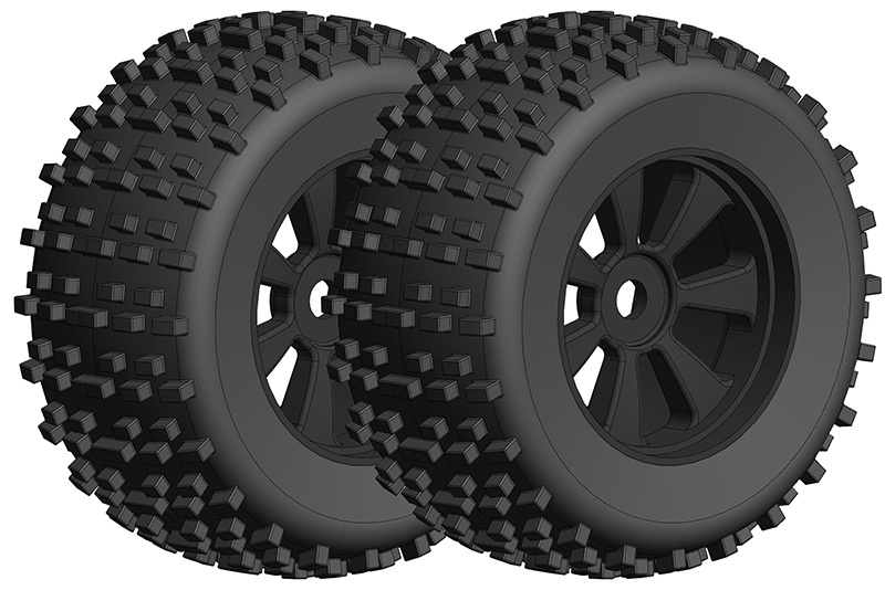 Team Corally Off-Road 1/8 Monster Truck Tires - Gripper -