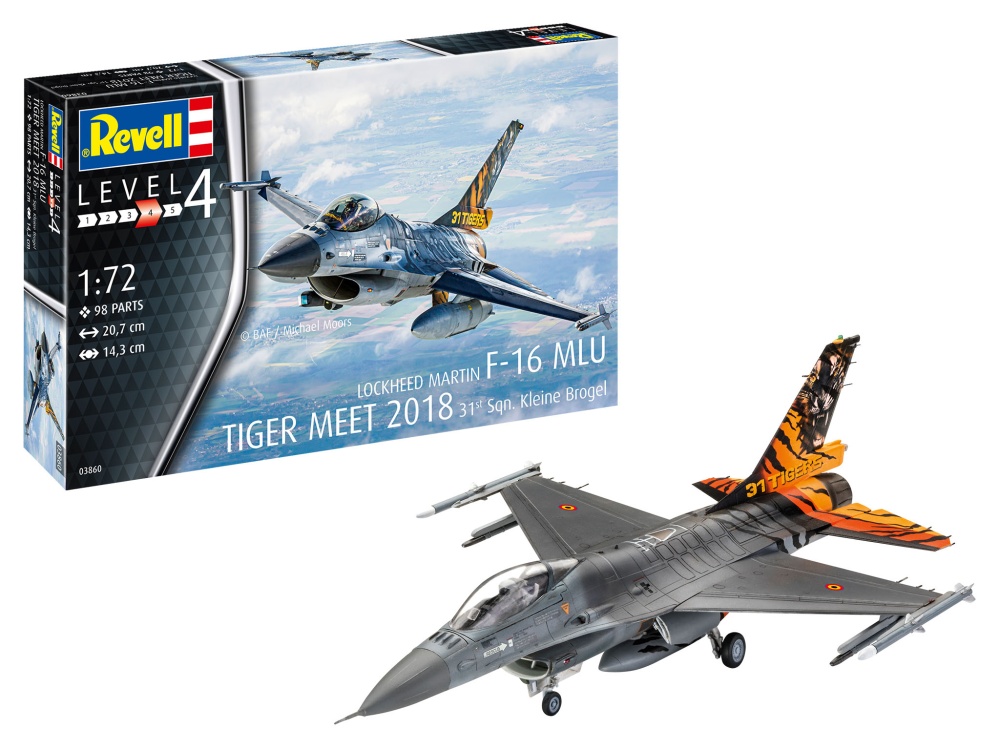 Revell F-16 MLU TIGER MEET 2018 31 Sqn. Kleine Brogel