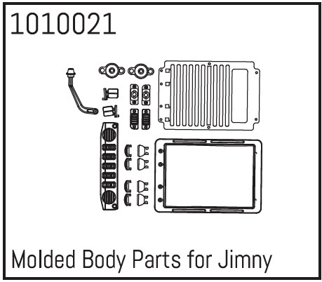 Absima Molded Body Parts for Jimny