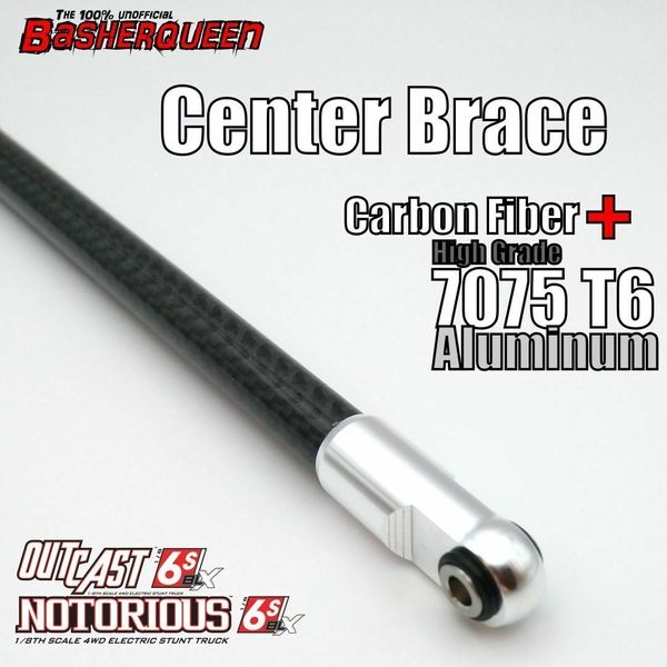 Basherqueen/M2C 320504 Carbon Fiber Center Brace Arrma