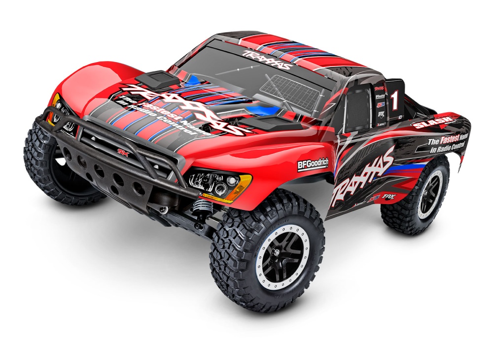 Traxxas Slash 1/10 2WD Short-Course-Truck rot RTR BL-2S