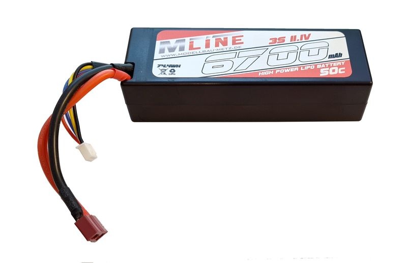 MLine Power Racing 50C - 6700mAh - 3S - 11,1V - T-Plug -