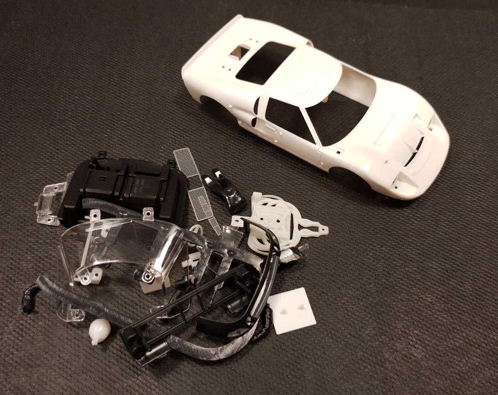 NSR Ford MKII GT40 White Body Kit / Karosserie unlackieriert