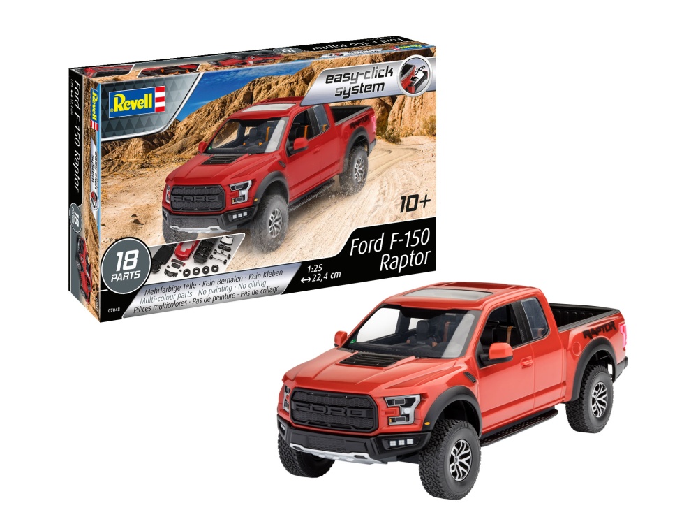 Revell Ford F-150 Raptor easy-click-system
