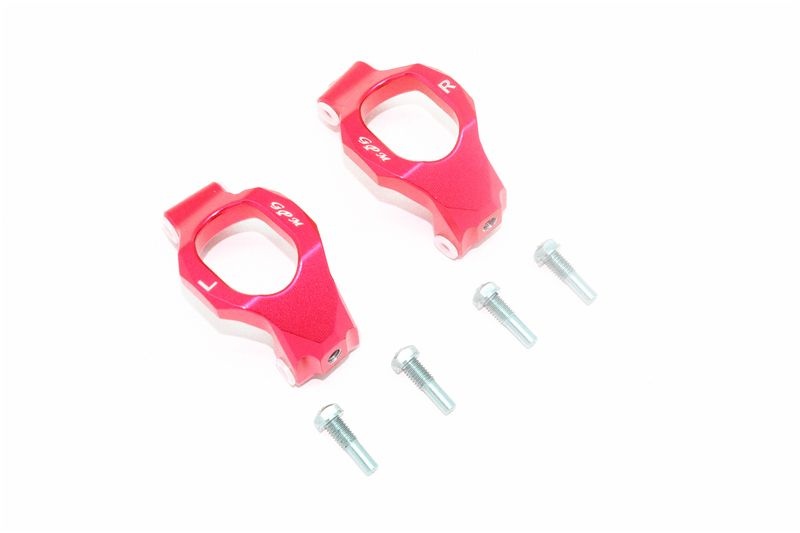 GPM Aluminum Front C-Hubs - 6PC Set for Traxxas MAXX
