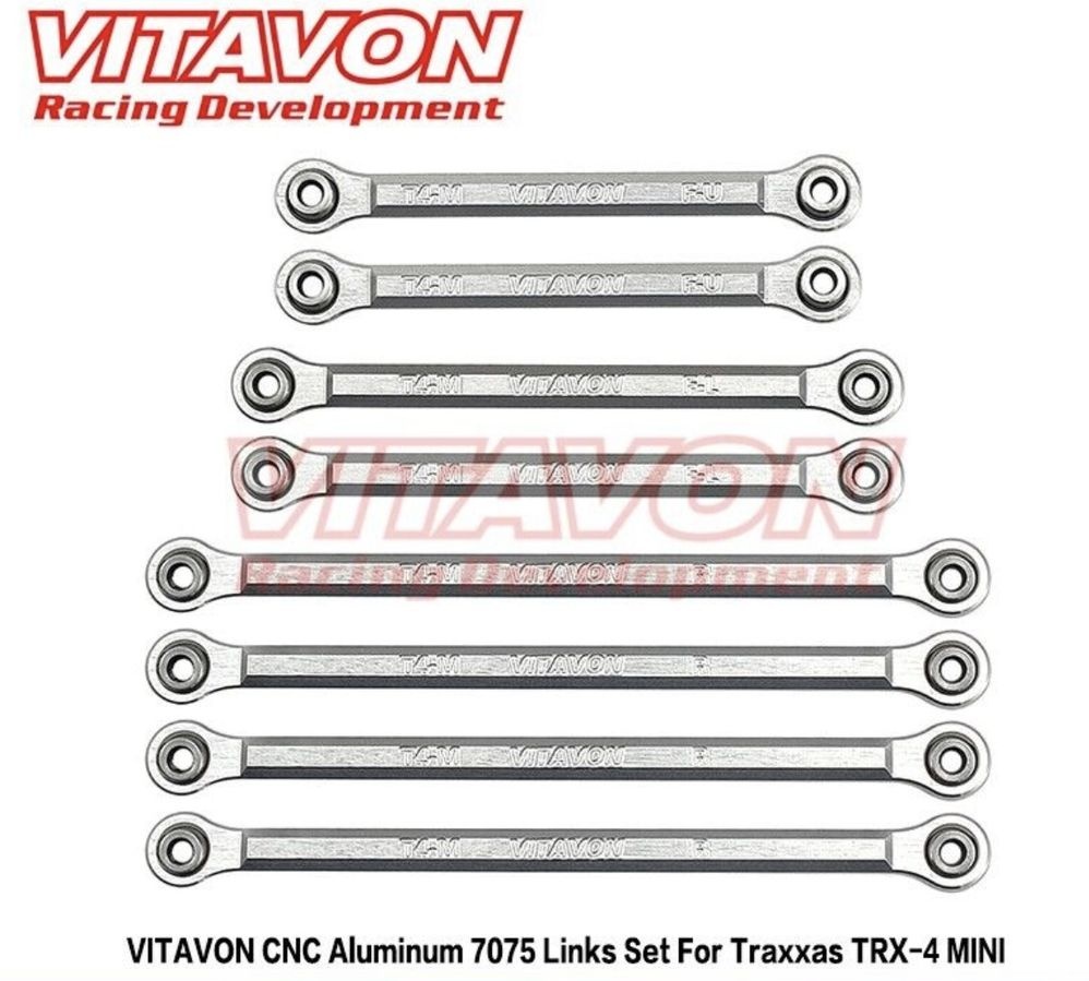 Vitavon Links Set - für TRX-4M - silber