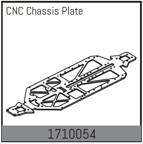 Absima CNC Chassisplatte