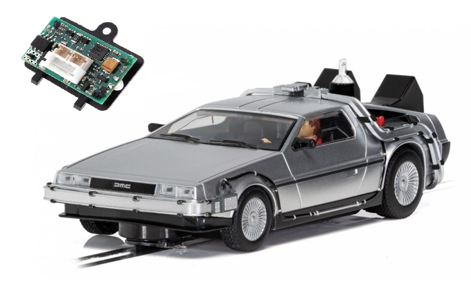 Scalextric 1:32 DeLorean -Back to the Future 2 HD --SET--
