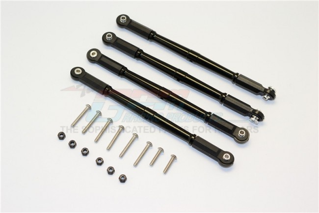 GPM aluminum front+rear steering tie rod - 4PCS Set for Team