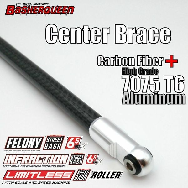 Basherqueen BQNA320502 Carbon Fiber Center Brace Arrma