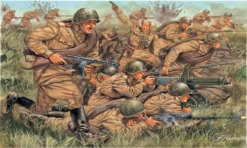 Italeri 1:72 WW2 Russische Infanterie