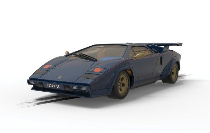 Scalextric 1:32 Lamborghini Countach Blau & Gold HD