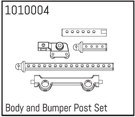 Absima Body und Bumper Post Set