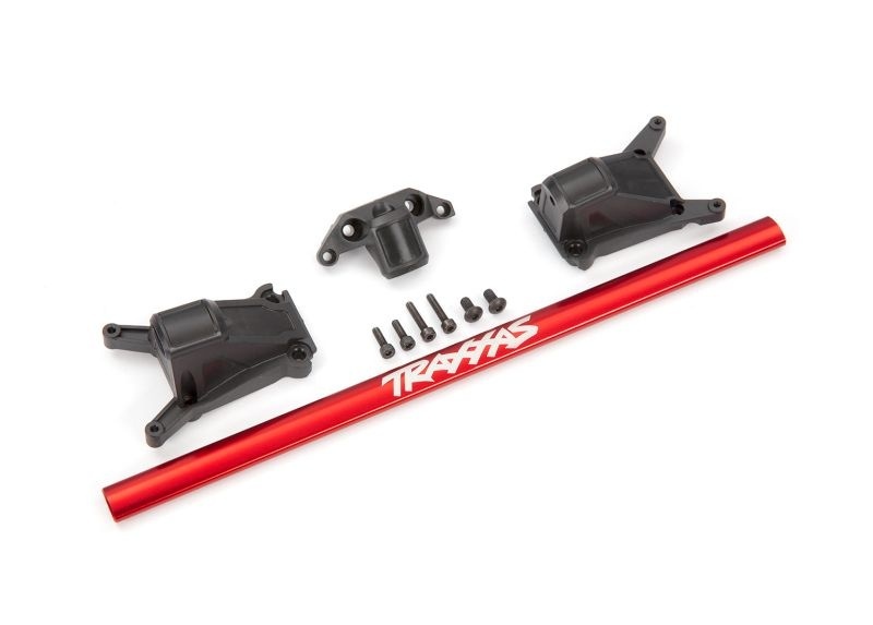 Traxxas Chassis Brace Kit rot für LGC-Chassis