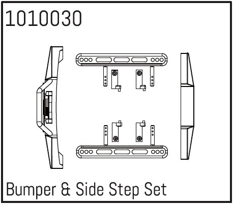 Absima Bumper und Side Step Set