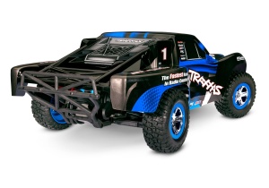Traxxas Slash blau 1/10 2WD Short-Course RTR Brushed,