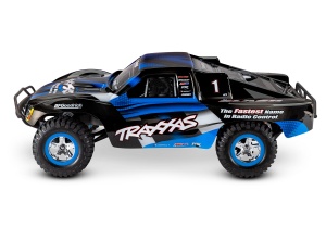 Traxxas Slash blau 1/10 2WD Short-Course RTR Brushed,