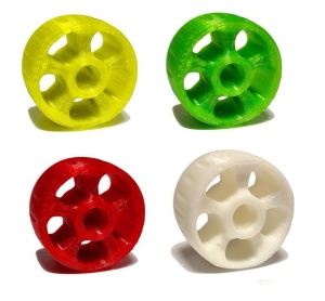 JS-Parts ultraflex Wheelybar Rad für Corally Sketer grün